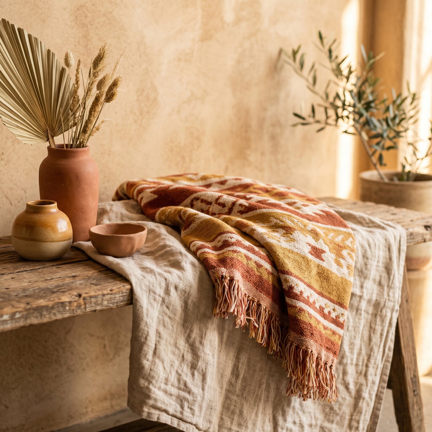 Sunshade Cotton Throw Blanket