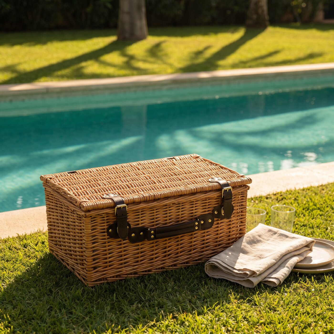 Coachella Picnic Set for 4 with Hardcase