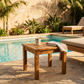 Poolside Teak Side Table