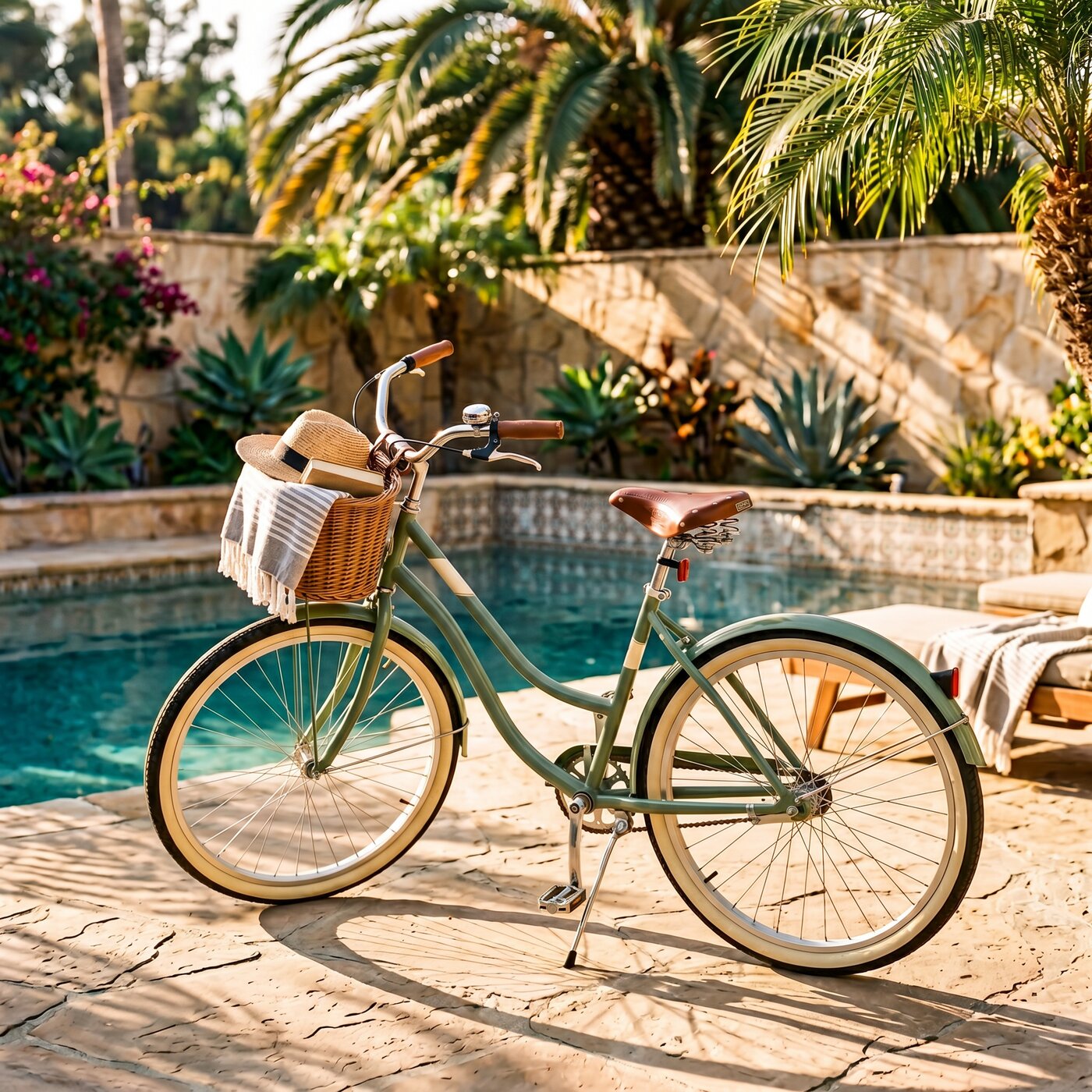 Vintage-Style Beach Cruiser Bicycle 26in